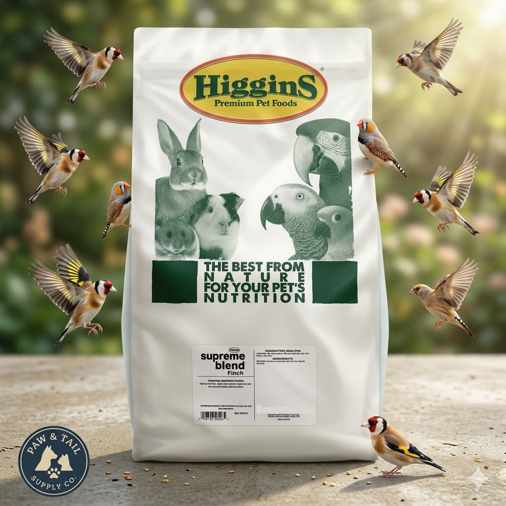 Higgings Supreme Finch Food 50 lbs. Natural Seed Blend for Healthy Birds