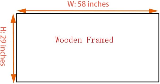 Ardemy Forest Landscape Canvas Painting 58"x29"