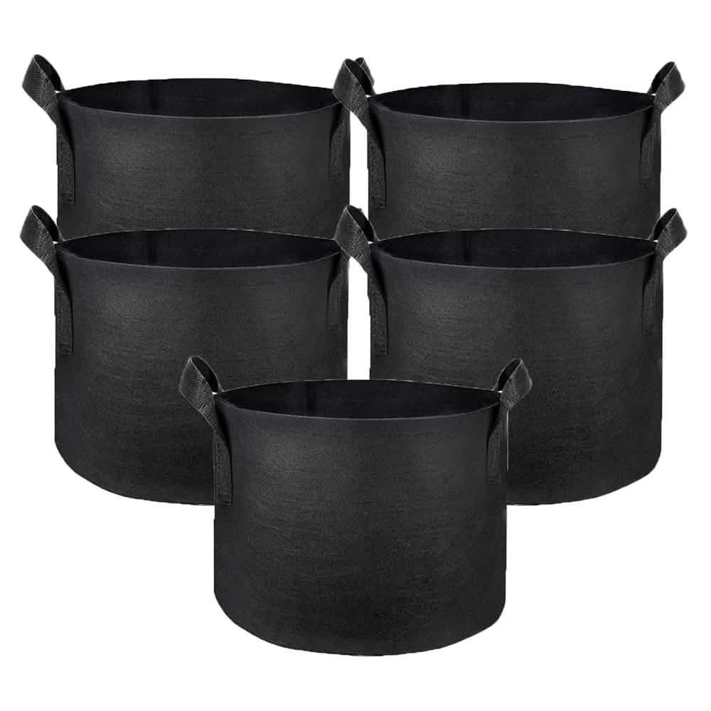 5-Pack: Plant Grow Bags