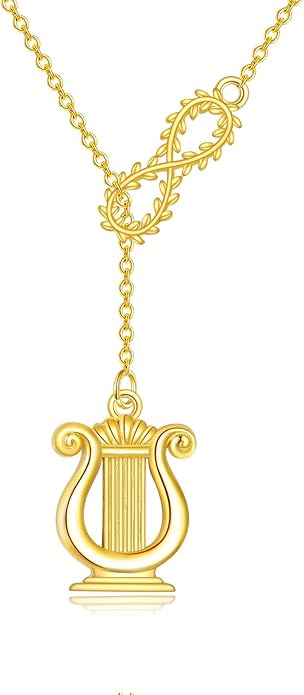 Apollo Necklace 925 Sterling Silver Infinity Y Necklace Greek Mythology Jewelry Gifts for Women