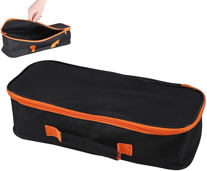 Open Top Tool Tote,Wide Mouth Open Power & Hand Tools Bags Organizer for Men Women (16 Inch)
