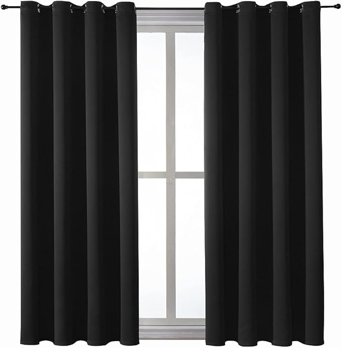 ChrisDowa Grommet Blackout Curtains