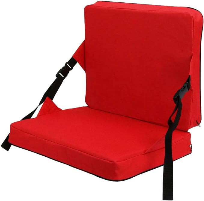 Indoor & Outdoor Folding Chair Cushion Without Back Support, Foldable Portable Stadium Seat,Chair Cushion for Sports Events, Outing, Travellingï¼Hiking, Fishing