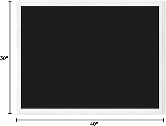 U Brands Magnetic Chalkboard for Walls, Large Magnetic Board, Premium Matte