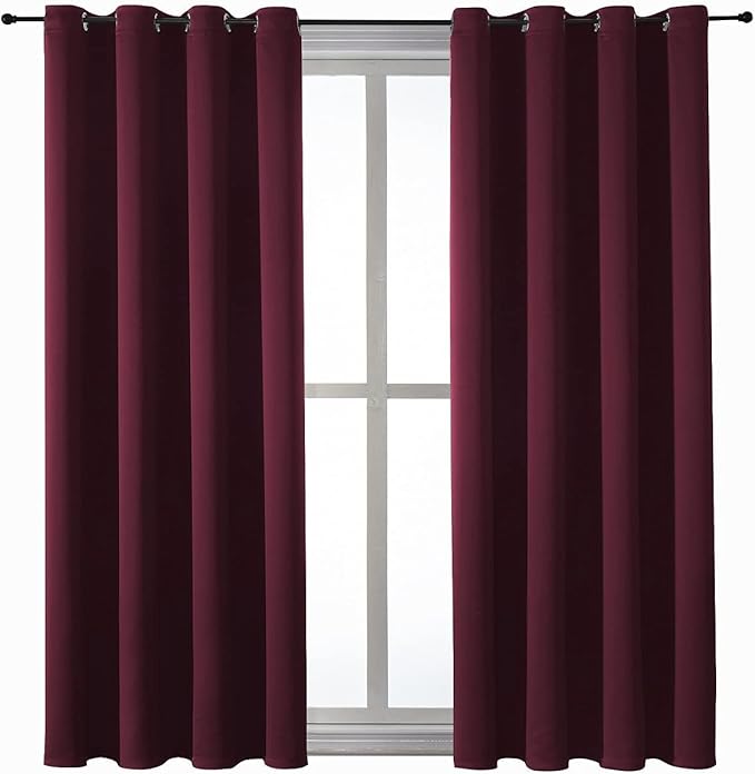 ChrisDowa Grommet Blackout Curtains