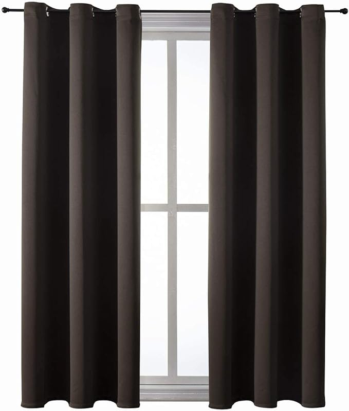 ChrisDowa Grommet Blackout Curtains