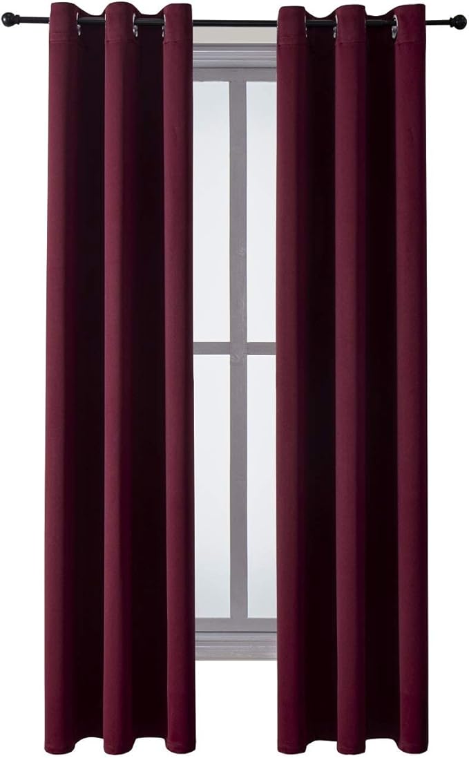 ChrisDowa Grommet Blackout Curtains