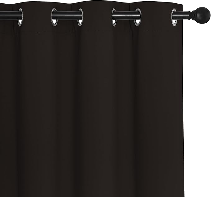 NICETOWN Blackout Curtain Panel 63 inch Long