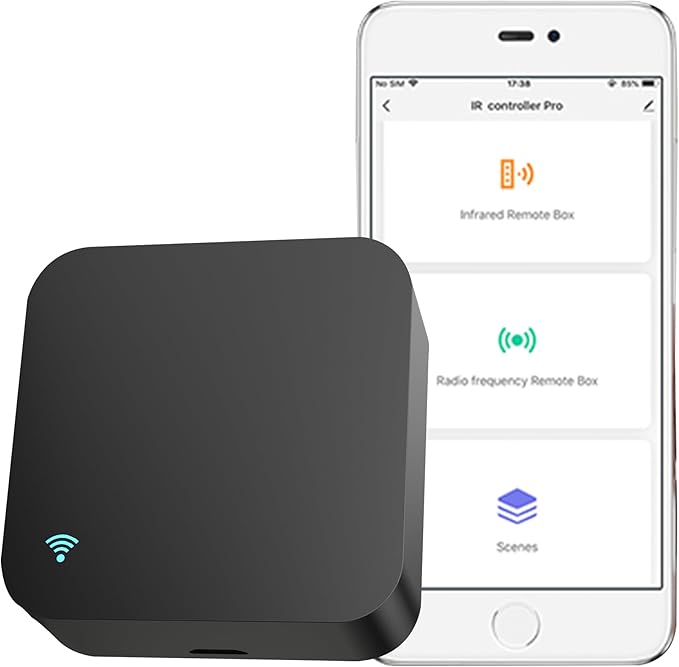 WiFi Universal IR Remote Control,Tuya Smart Hub 360° Remote Control,Alexa Compatible Universal Remotes,Google Home for Home Automation,TV