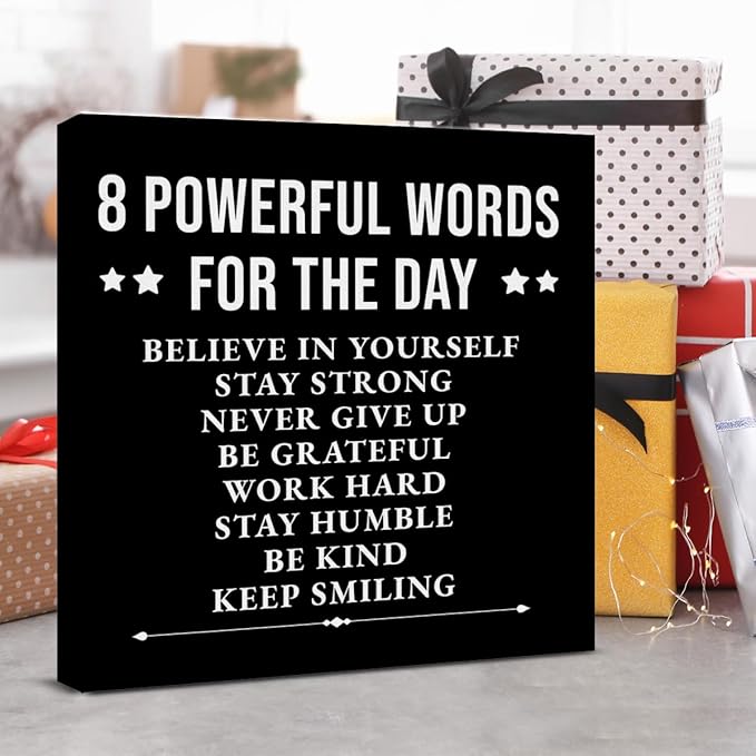 Inspirational Wall Decor, Motivational Canvas Painting Wall Art