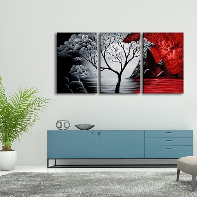 Wieco Art Canvas Wall Art Abstract Pictures