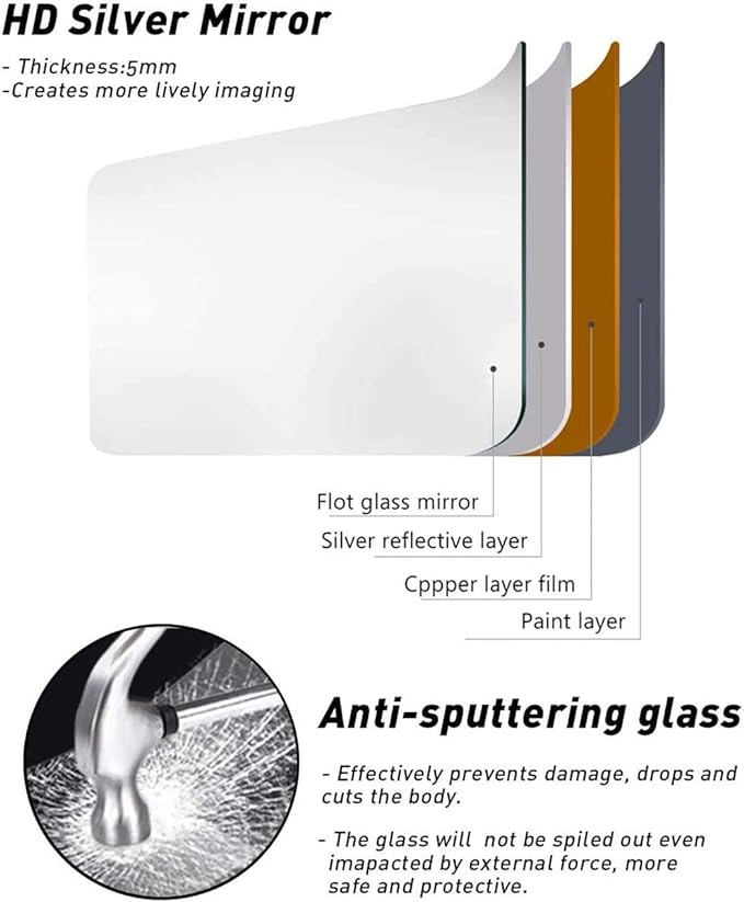 Full Length Mirror, Extra Large Wall Mirrors, Arch-Top Mirrors