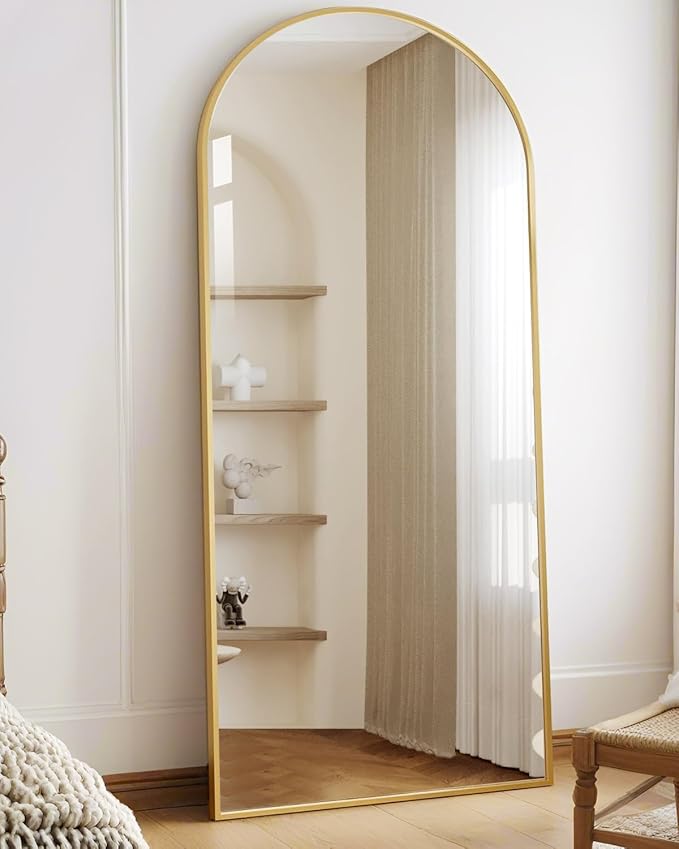 DMWOODFL 71"x26" Arched Full-Length Mirror