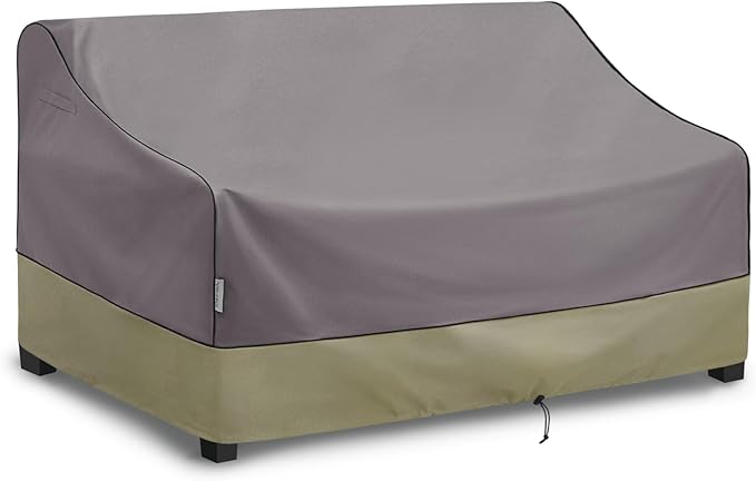 KylinLucky Outdoor Patio Sofa Cover fit 76 x 40 x 33 inch, 75 x 39, 74 x 38 Waterproof Weatherproof Heavy Duty 600D Garden Furniture Cover for Outside Sofa Couch