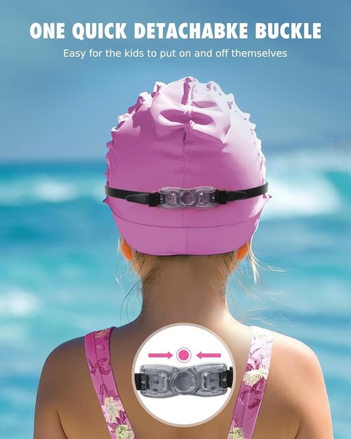 Aegend Swim Goggles - No Leaking Kids Swimming Goggles for Ages 3-14 | Clear Vision & Comfort