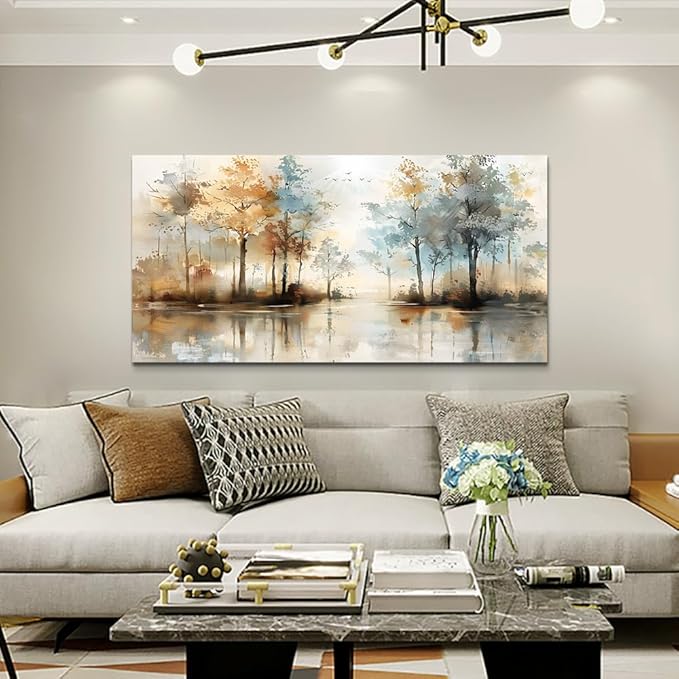 Lapremoly Large Wall Decor For Living Room Framed Wall Art for Bedroom Abstract