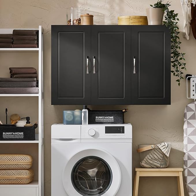 Haotian Wall Cabinet for Laundry Room, Storage Medicine Cabinet for Bathroom