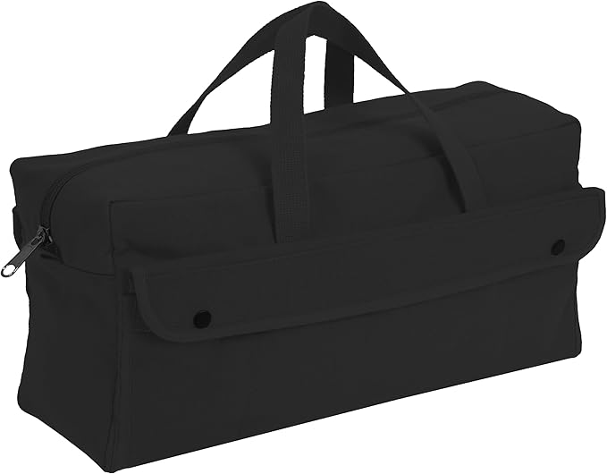 Rothco Canvas Jumbo Mechanic Tool Bag - Heavy-Duty Organization for Gear and Equipment