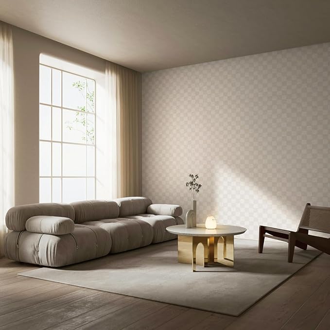 Tempaper x Jeremiah Brent Classic Check Textured Removable Peel and Stick