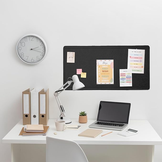 Lightomorrow Bulletin Board, 35 x 17 1/2 inches Felt Board