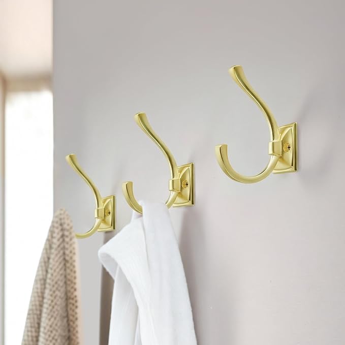 TUNNY 5 Pack Antique Design Wall Hanging Coat Hooks