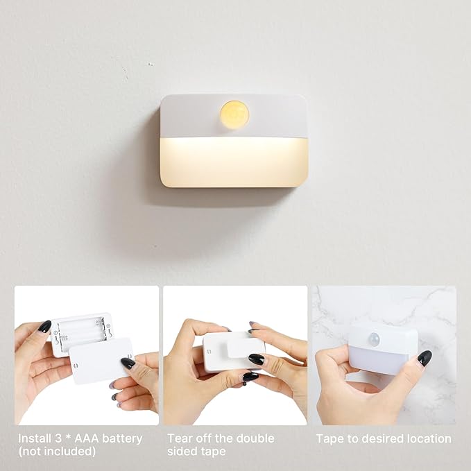 Guankai 3 Pack Motion Sensor Stair Light