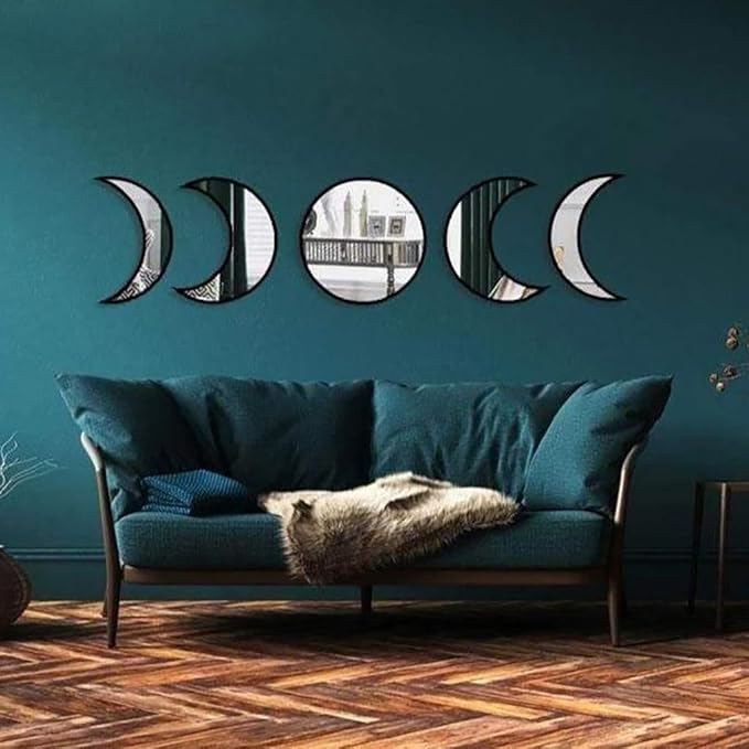 5 Pieces Scandinavian Natural Decor Acrylic Wall Decorative Interior Design