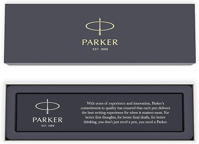 Parker Jotter Mechanical Pencil, Stainless Steel with Chrome Trim, 0.5mm, HB #2 - Smooth Writing, Signature Design, Stationary, Desk Essentials