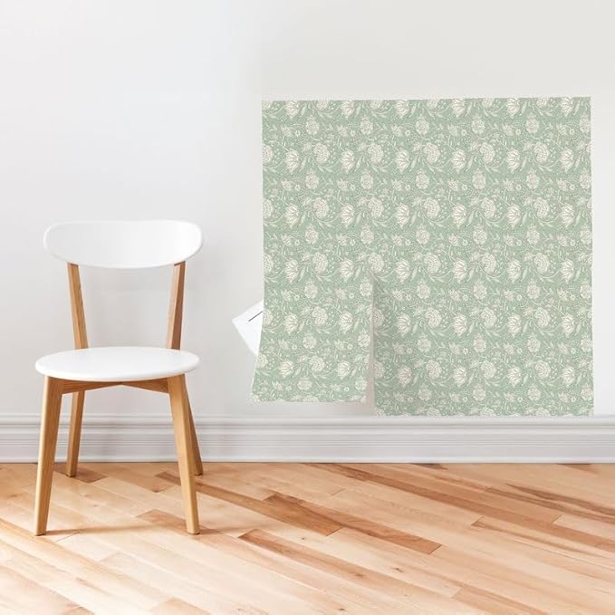 Main Street Peel and Stick Wallpaper Eco-Friendly Sheets 12 Pack, 11 X 16 Inch