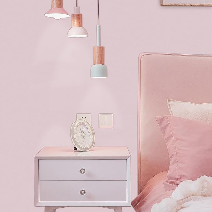 practicalWs Pink Wallpaper Peel and Stick