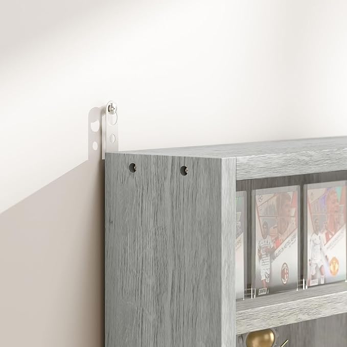 HOMCOM 5-Tier Display Cabinet, Glass Door Cabinet