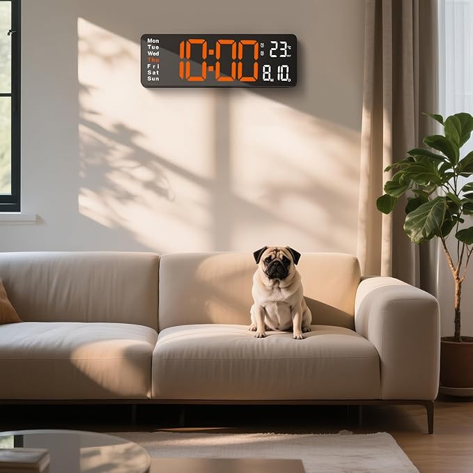 16" Large Digital Wall Clock
