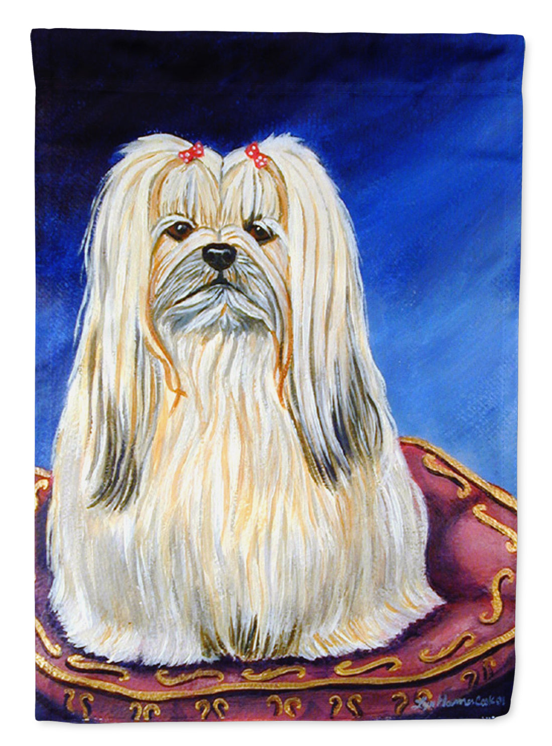 Lhasa Apso Garden Flag â Decorative Outdoor Yard Flag