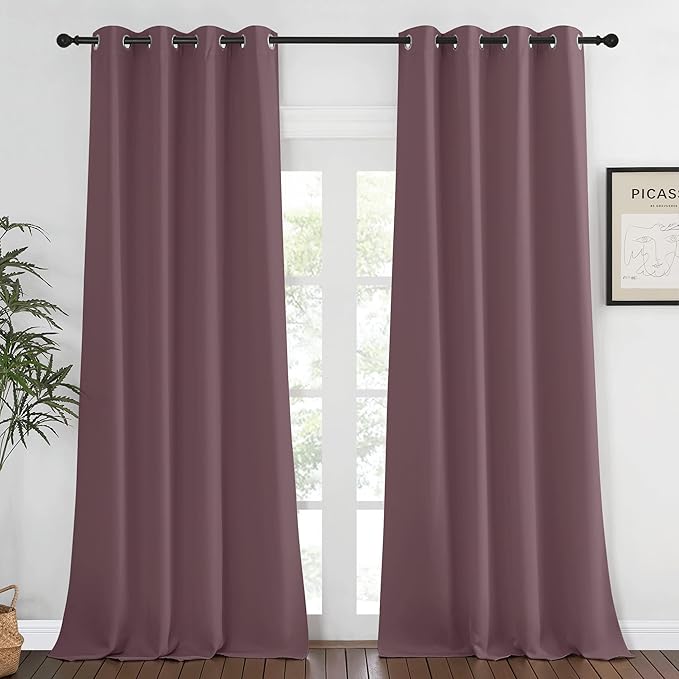 NICETOWN Bedroom Curtain 95 inches Long