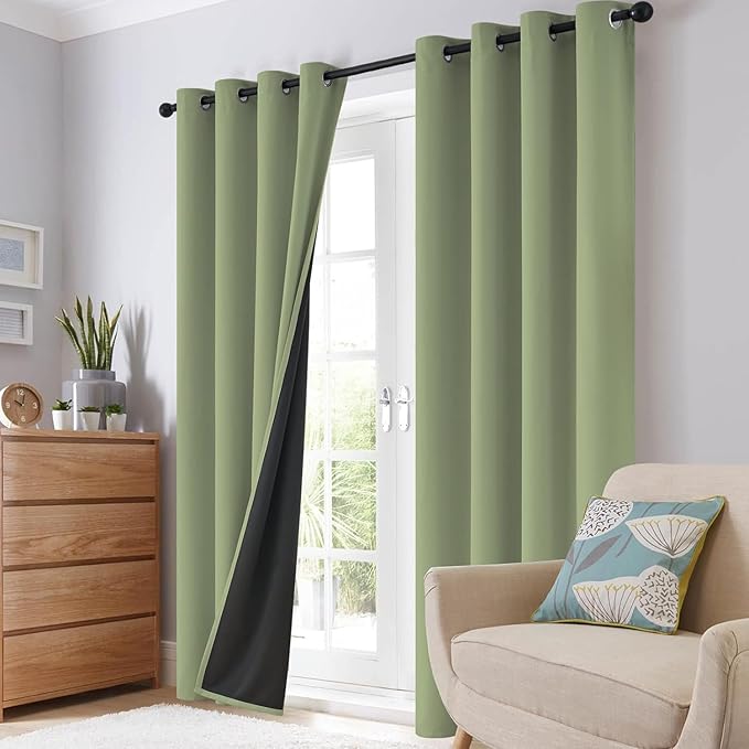 SimpleHome 100% Blackout Curtains