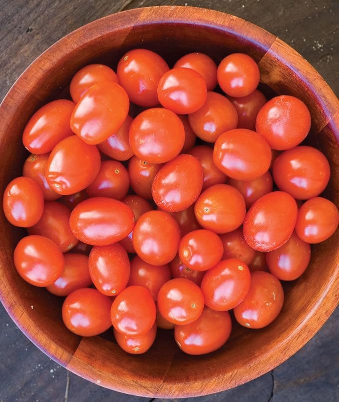 Burpee Napa Grape Tomato Seeds â Sweet Grape Tomato Variety for Home Garden Growing, 30 Non-GMO Seeds