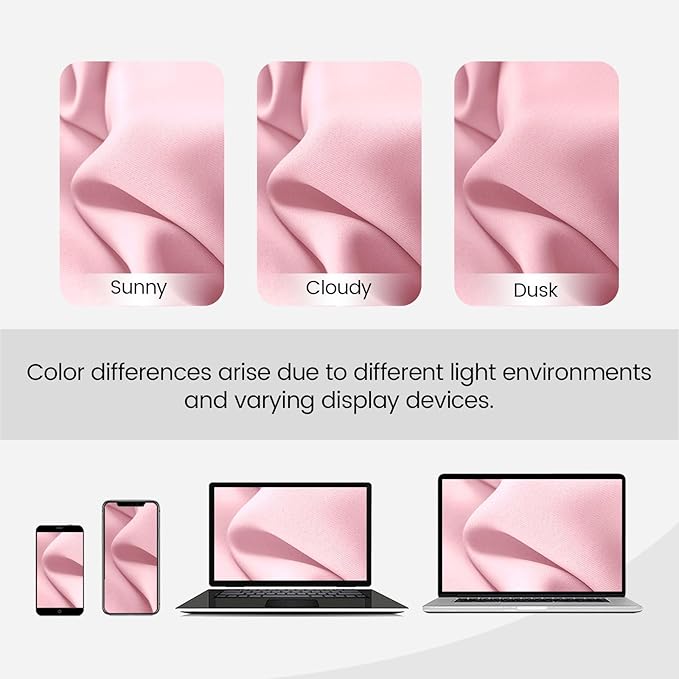 Baby Girl Pink Bedroom Decor Curtains 2 Panels Set