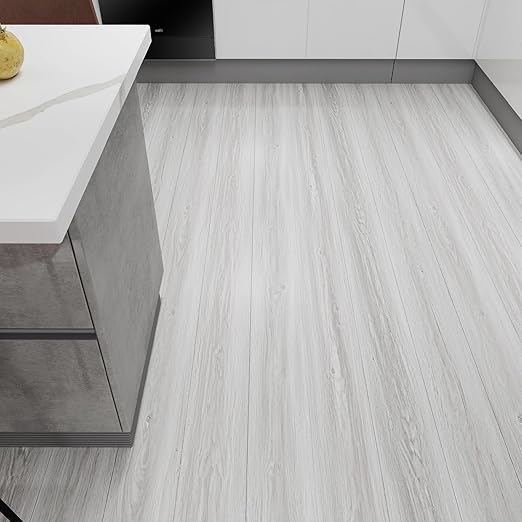 Wood Grain Peel and Stick Floor Tiles – 11.8” Width, Full Roll Length of 394" –