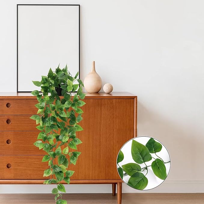 BLEUM CADE Fake Hanging Plants