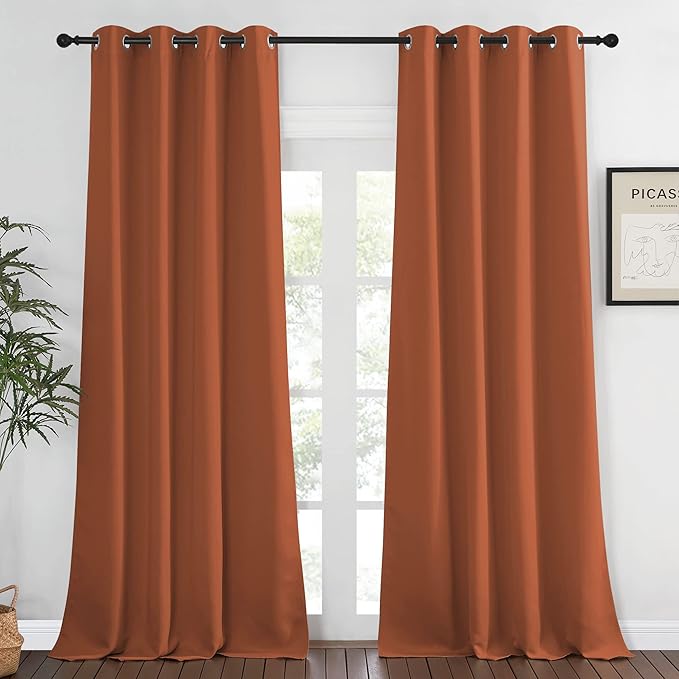 NICETOWN Blackout Curtains 120 inch Length