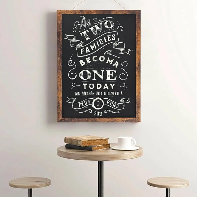 Magnetic Chalkboard, 12x16 Inches Blackboard