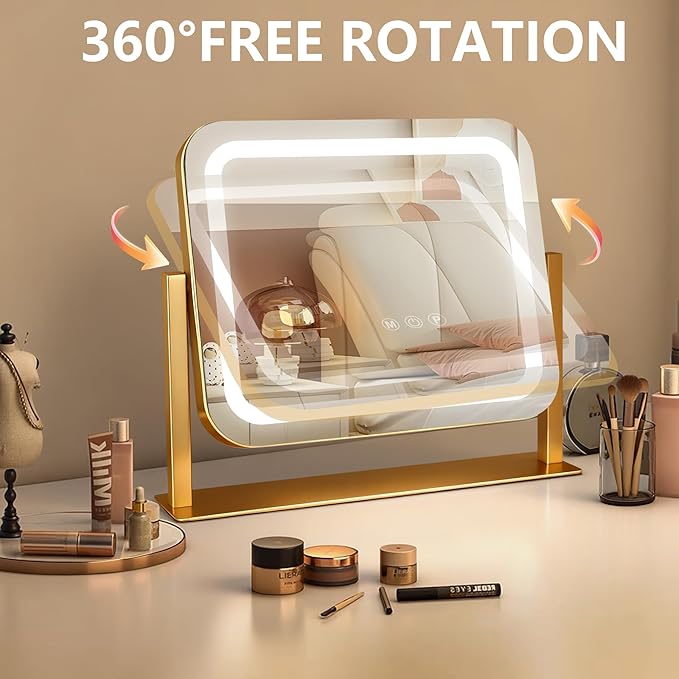 Ratsamee Gold Vanity Mirror