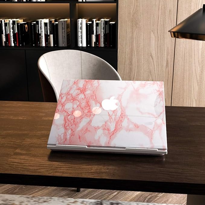 Extra Wide Marble Contact Paper Granite Peel and Stick Wallpaper Pink Glossy