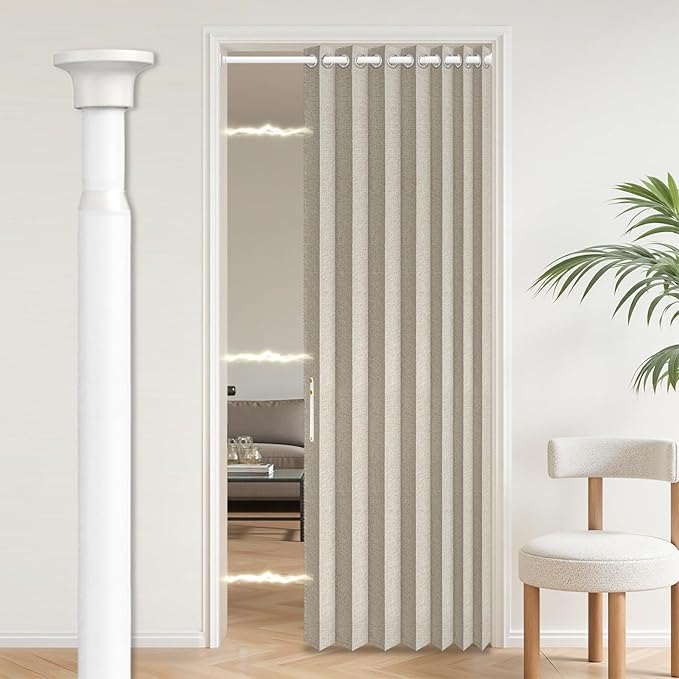 AJAZZ Blackout Accordion Door Curtains