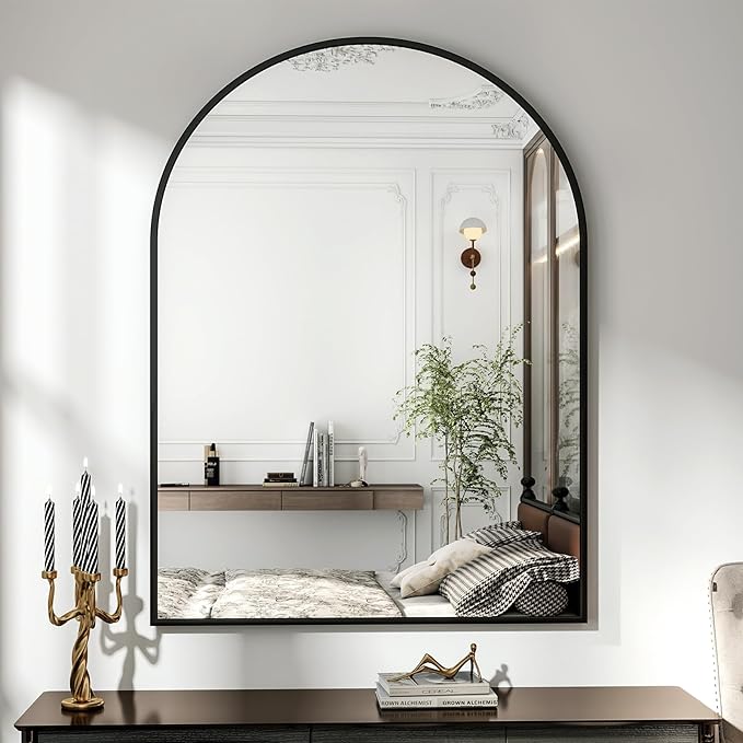 XRAMFY 32"x48" Arched Bathroom Mirror