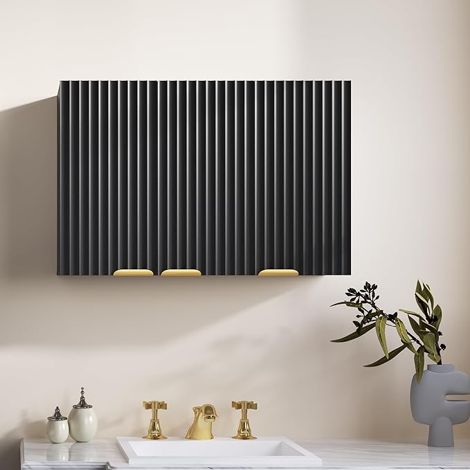 ChooChoo 3 Doors Wall Cabinet Laundry Room, Bathroom Wall Cabinet