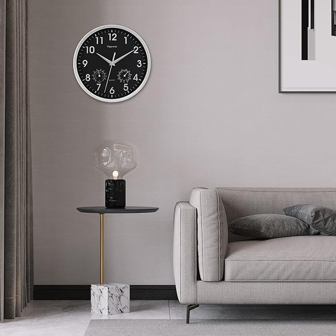 Wall Clock, Sweep Silent Movement Accurate Clocks