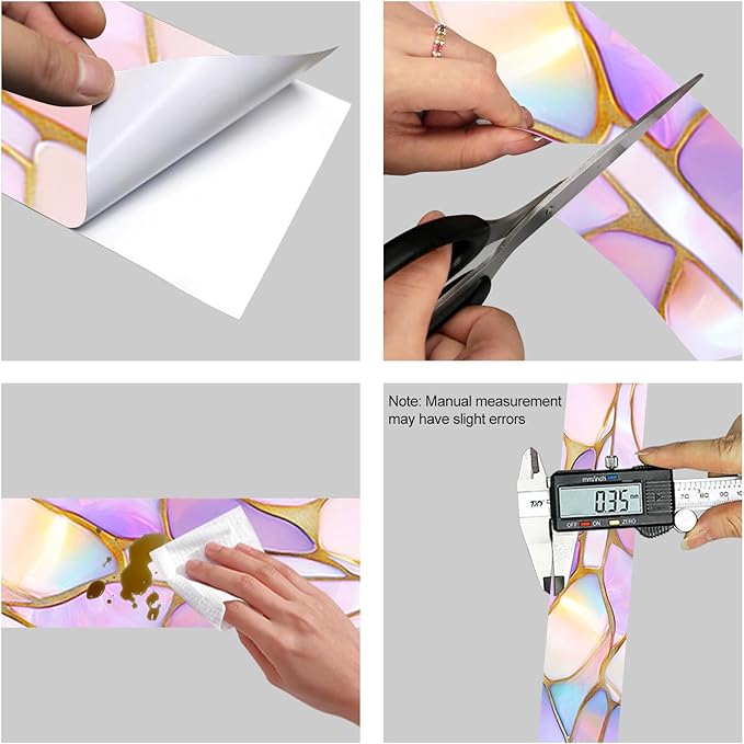 HOMETITUTE Wallpaper Border Peel and Stick Decorative Wall Trim Self Adhesive