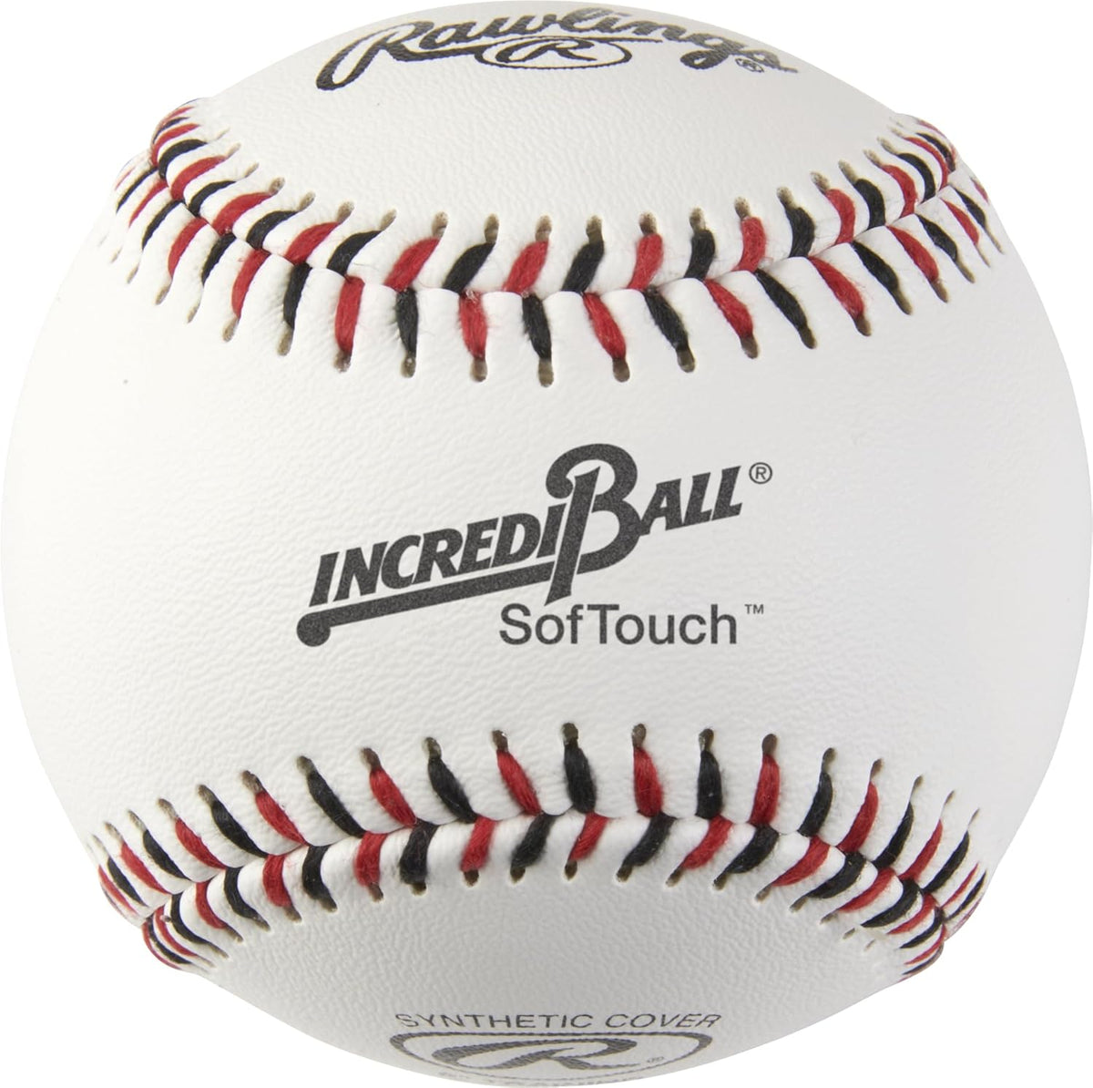 Rawlings | Incredi-Ball White Softstitch Baseballs | 9" | Cloth & Synthetic Leather Cover Options | 12 Count