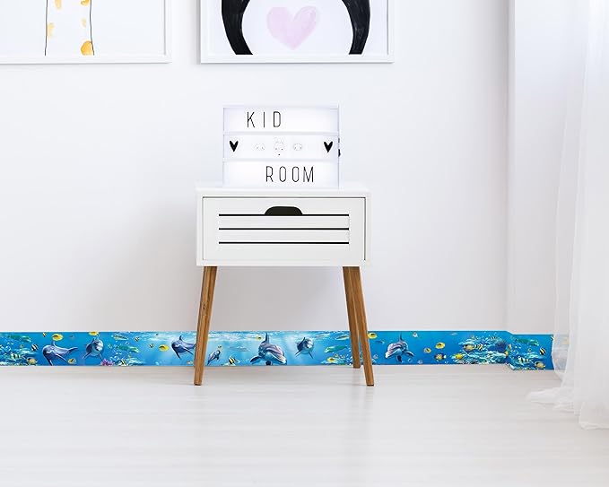 FLFK Peel and Stick Wallpaper Border Wall Decals